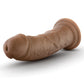 Gode en forme de zizi Blush Au Naturel 20 cm avec ventouse couleur peau