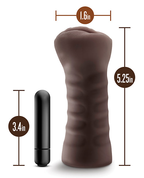 Chocolate caliente ruborizado Alexis masturbador realista - Chocolate