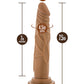Dr. Skin Realistic Cock Basic 7.5" - Mocha
