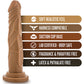 Dr. Skin Realistic Cock Basic 7.5" - Mocha