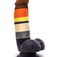 Blush Avant P9 Bear Pride Dildo - Multi Color