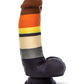 Blush Avant P9 Bear Pride Dildo - Multi Color
