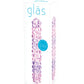 Dildo de cristal nudoso de 7 pulgadas Rosa Púrpura de Glas
