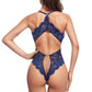 Crotchless V-Cut Teddy Lingerie