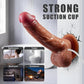 Dildo de silicona con ventosa eyaculador FluidCore 8.5"