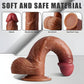 Dildo de silicona con ventosa eyaculador FluidCore 8.5"