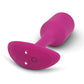 b-Vibe Vibrating Weighted Snug Plug M - Rosa