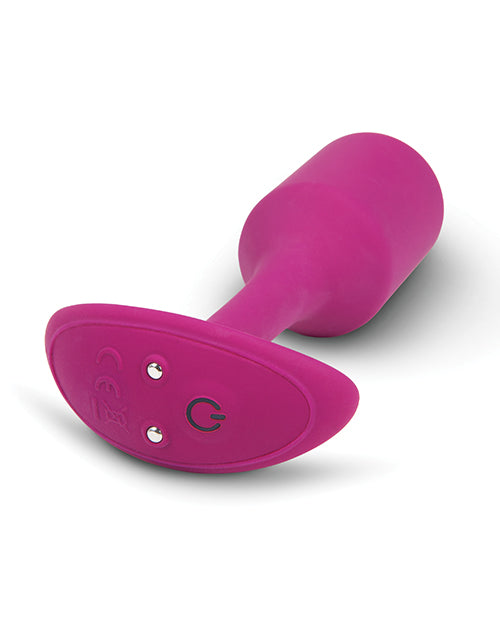 b-Vibe Vibrating Weighted Snug Plug M - Rosa