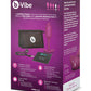 b-Vibe Vibrating Weighted Snug Plug M - Rosa