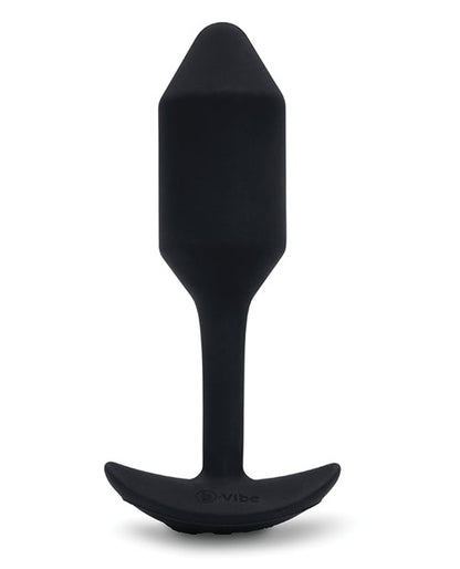 b-Vibe Vibrating Weighted Snug Plug M - Negro