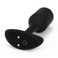 b-Vibe Vibrating Weighted Snug Plug M - Negro