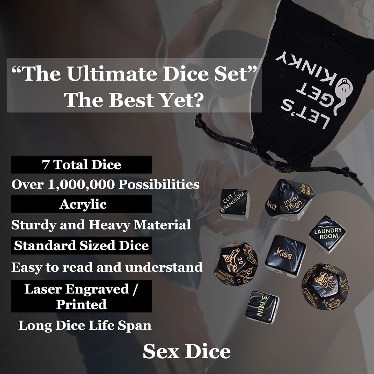 Juego de Dados Sexy para Parejas Vixen Roll & Ravish