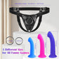 TriFit Adjustable Strap-On Harness with 3 Dildos