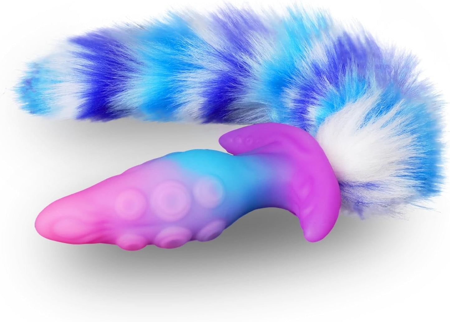 TentacleTail Tapered Silicone Fox Tail Butt Plug Large 5.1"