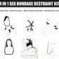 TotalControl Vibrating Anal Hook Sling Restraint Kit