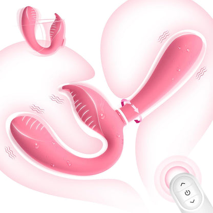 TriSync Vibrador Strap-On sin Tirantes a Distancia de 3 Motores