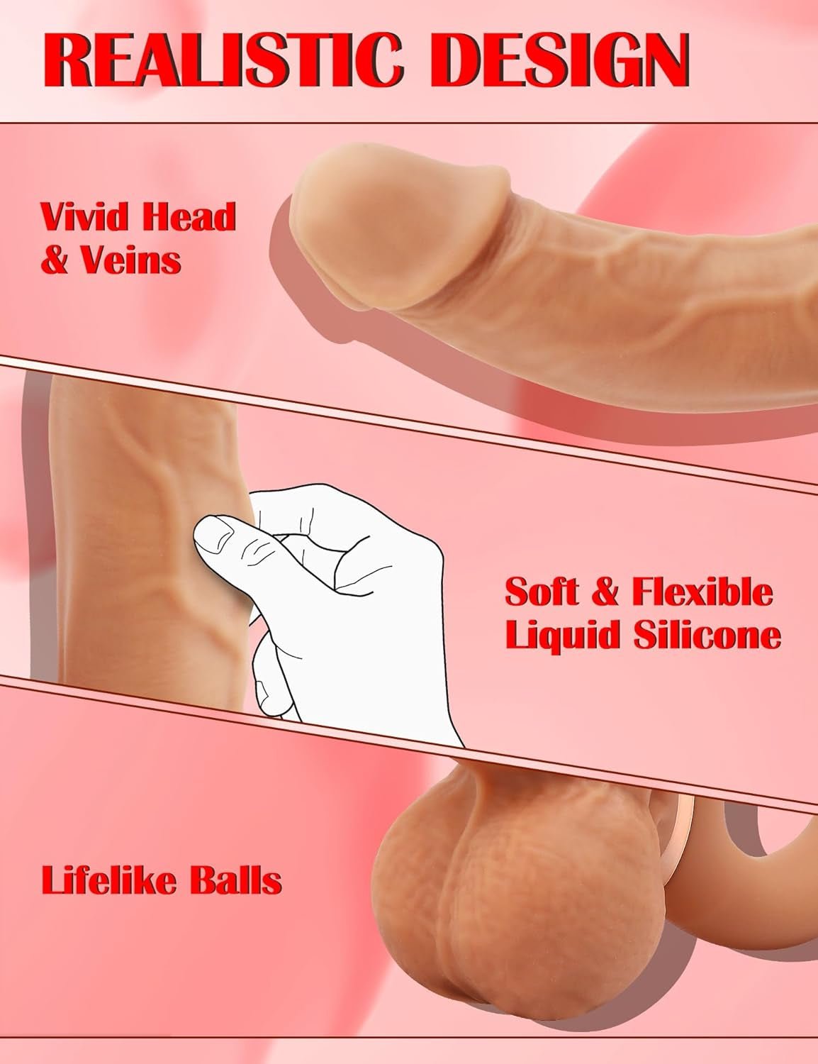 Vibrador manos libres giratorio EchoFlex