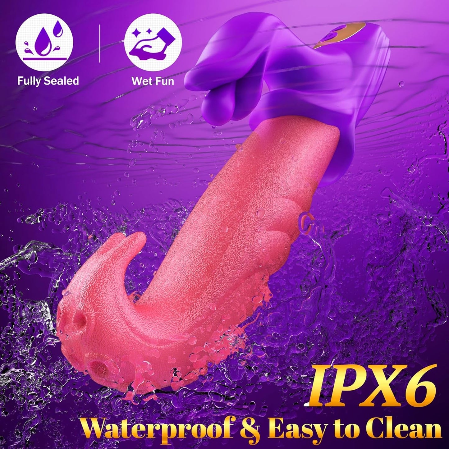 Vibrador de conejo para la lengua controlado por la aplicación TongueRush