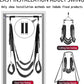 Columpio sexual de puerta BDSM VelvetBond 800lb acolchado