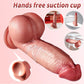 Dildo de silicona eyaculador CoreJet de 8" con ventosa para punto G