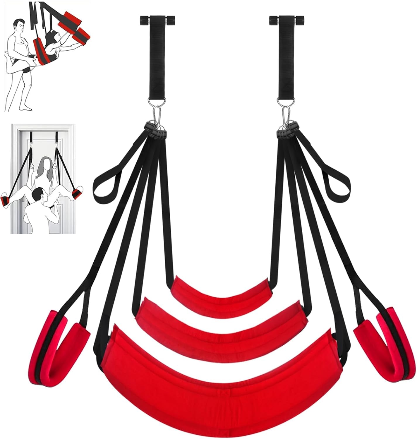 Columpio sexual ScarletComfort para puerta, ajustable y acolchado