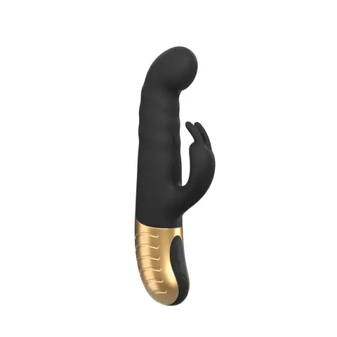 G-Stormer Conejo Vibrador Punto G - Negro/Oro