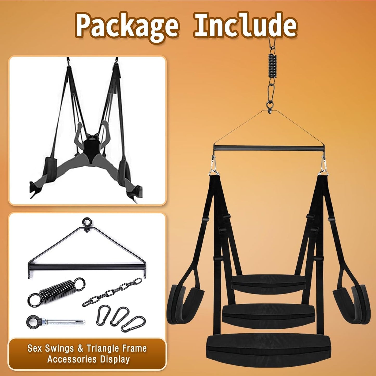 Columpio de Techo Giratorio SpireX Sex Swing 300lb Kit