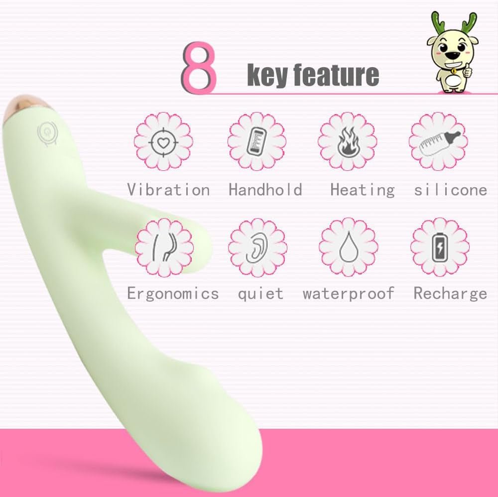 Vibrador PureWave Rabbit 8 modos resistente al agua USB