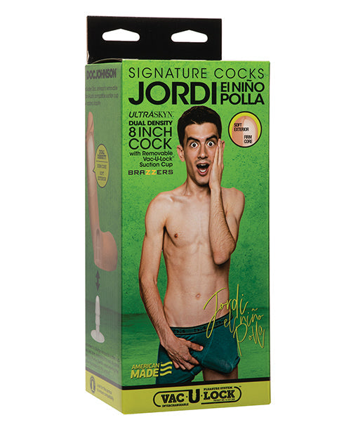Dildo realista de Jordi El Niño Polla con su firma de 20 cm