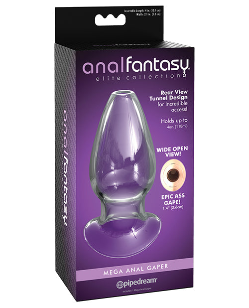 Anal Fantasy Elite Mega Anal Glass Gaper Clear
