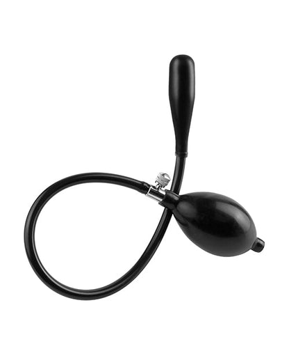 Expansor Anal Inflable de Silicona para Fantasías - Negro