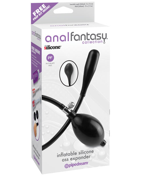 Anal Fantasy Inflatable Silicone Ass Expander - Black
