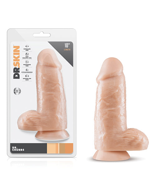 Dr. Chubbs Huge Girth 10" Dildo - Flesh