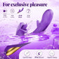 Vibrador ElyraPulse 3 en 1 para punto G y empuje lingual de rosa