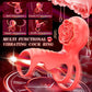 RoseClutch Vibrating Cock Ring Rose Licking Stimulator