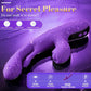 Vibreur lapin TrevixaSweep pour point G, 3-en-1, 10 modes, écran LCD
