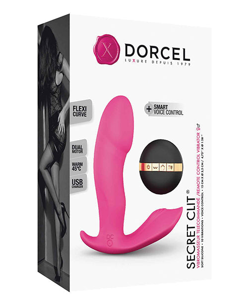 Dorcel Secret Clit Heating And Voice Control Vibe - Pink