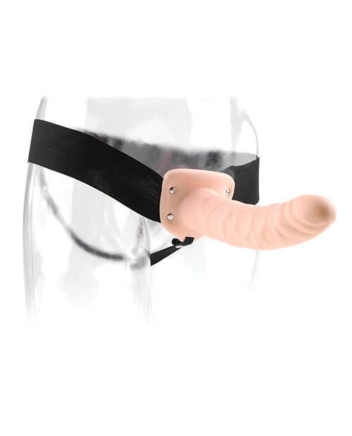 Fetish Fantasy Series 8" Consolador Hueco con Tira – Carne