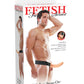 Fetish Fantasy Series 8" Consolador Hueco con Tira – Carne