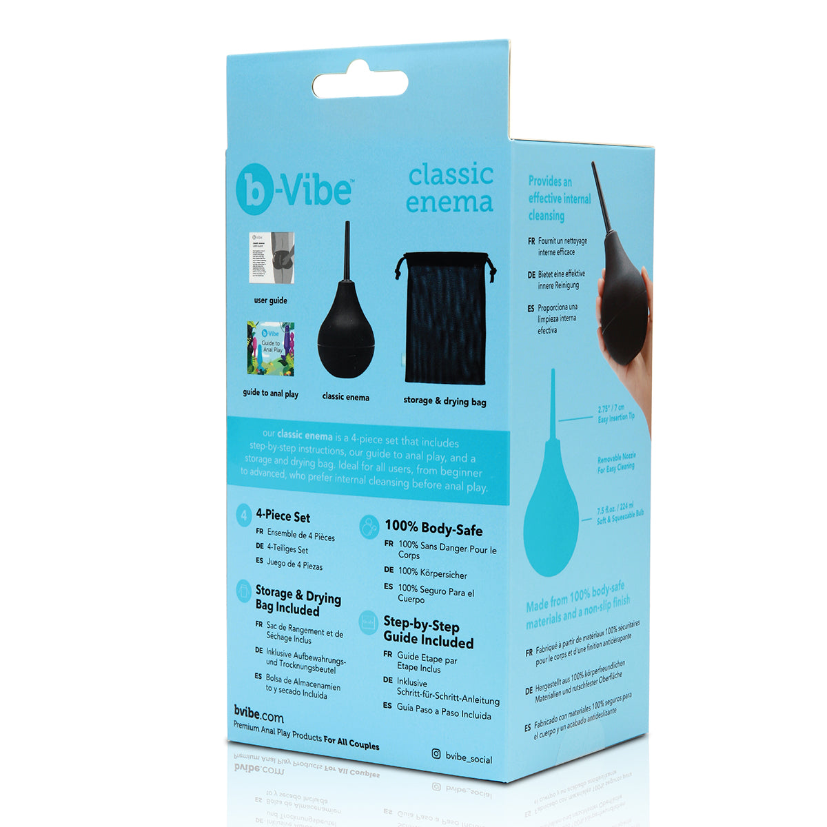 b-Vibe pera de enema clásica
