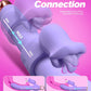 NoviraFlex Interchangeable Rabbit Licking Vibrator 63 Modes G-Spot