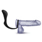 Anal Adventures Cock Ring Plug - Black