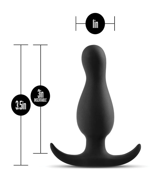 Aventuras Anales Curva Plug - Negro