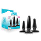 Anal Adventures Basic Plug Kit Black