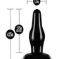 Anal Adventures Plaisir Plug Anal – Noir