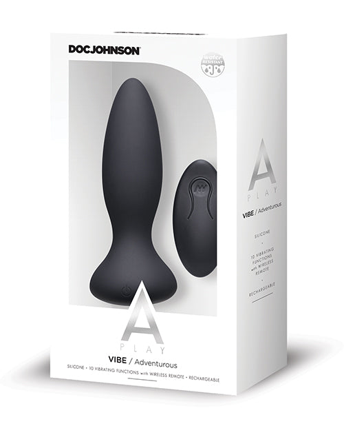 A Play Adventurous Anal Plug - Black