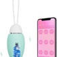EmeraldSync App Huevo Vibrador Remoto 10 Modos Impermeable Silencioso
