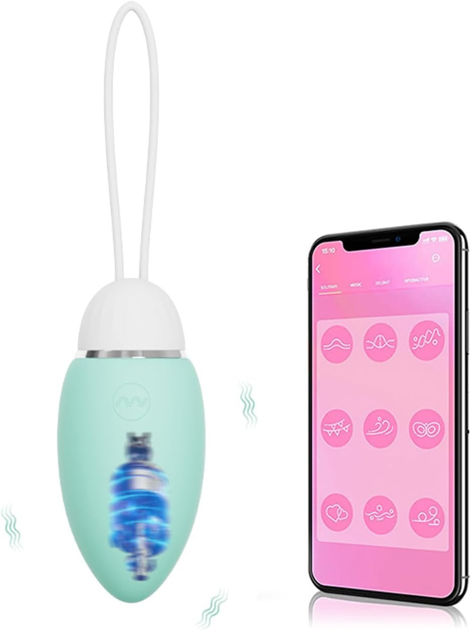 EmeraldSync App Huevo Vibrador Remoto 10 Modos Impermeable Silencioso