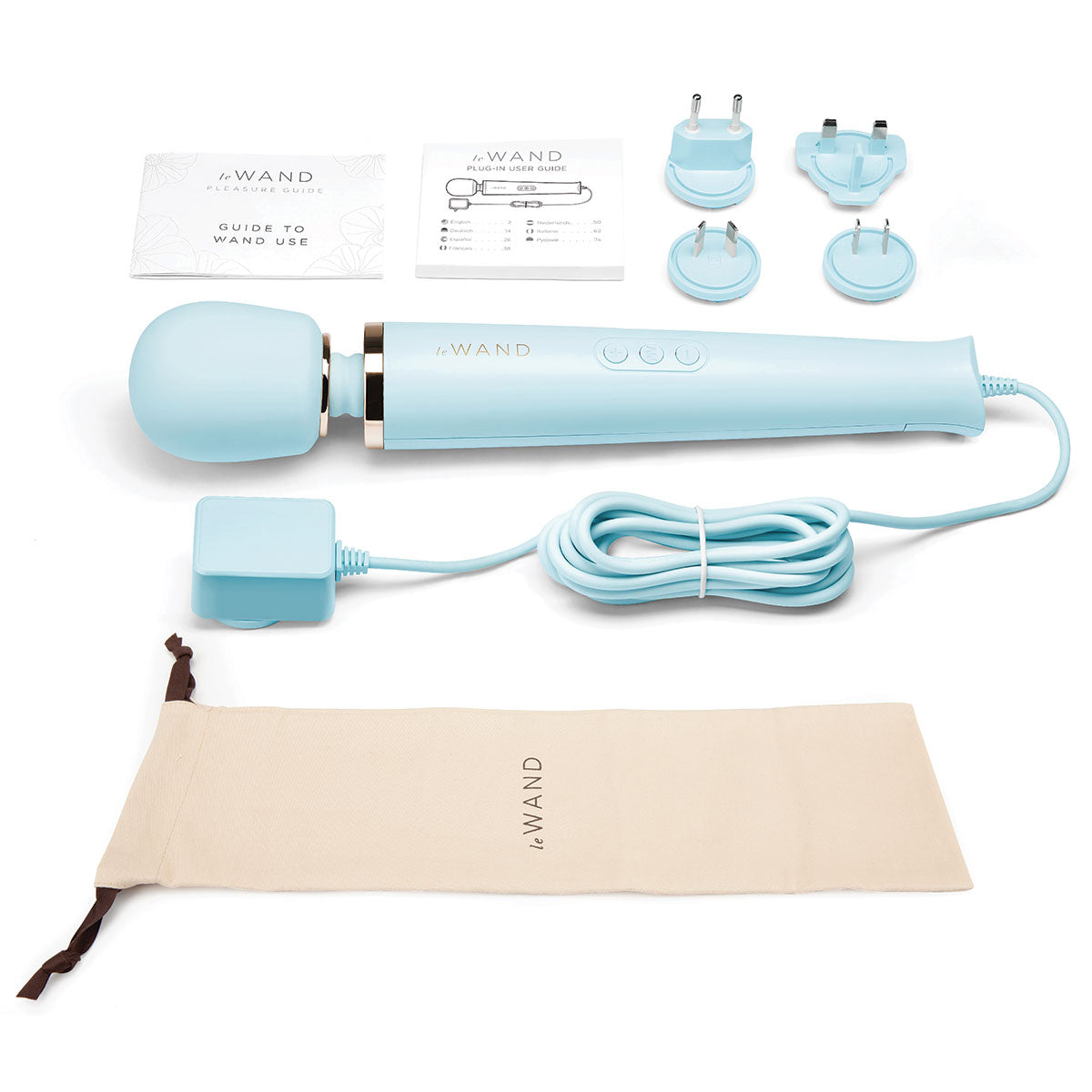 Vibrateur baguette Le Wand Plug-In - Bleu