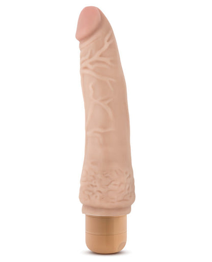 Dr. Skin Vibe 7 - 8.5" Vibrating Dildo - Beige
